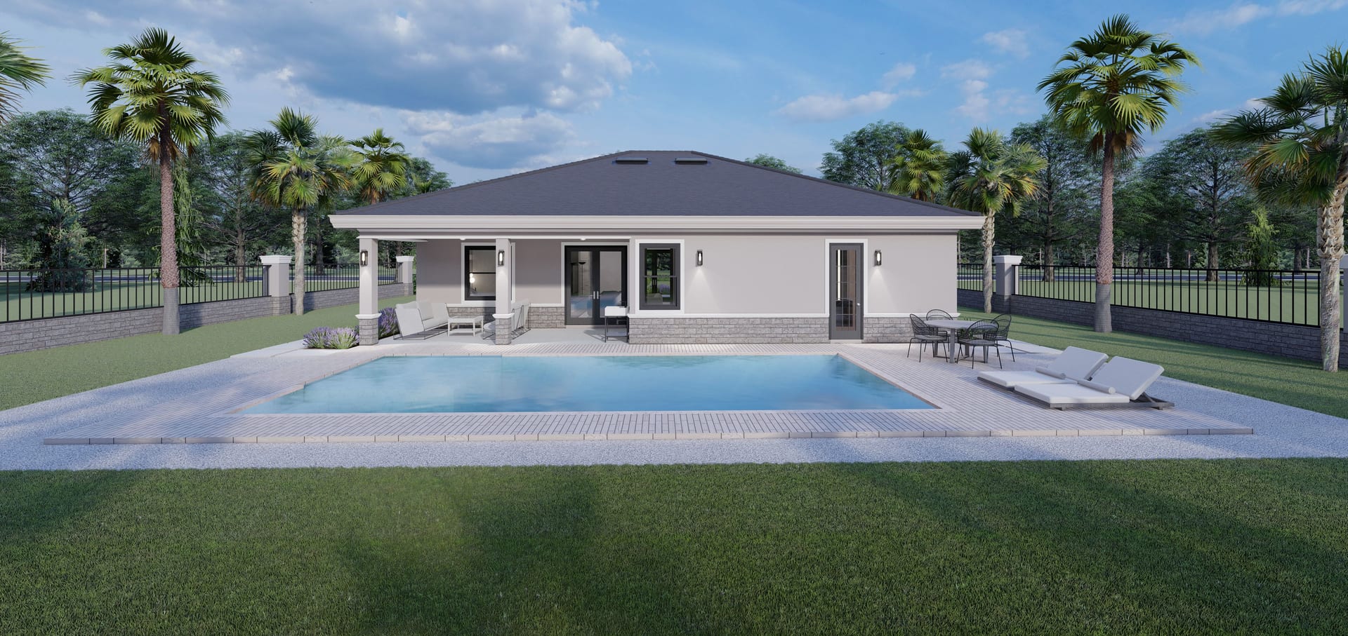Cres M8 Side Garage rear facade