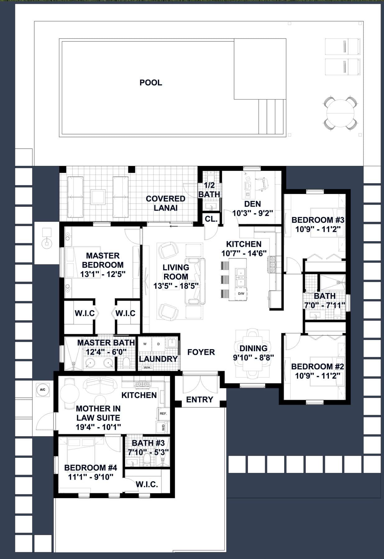 Cres M9 ADU 2D floor plan with dimensions