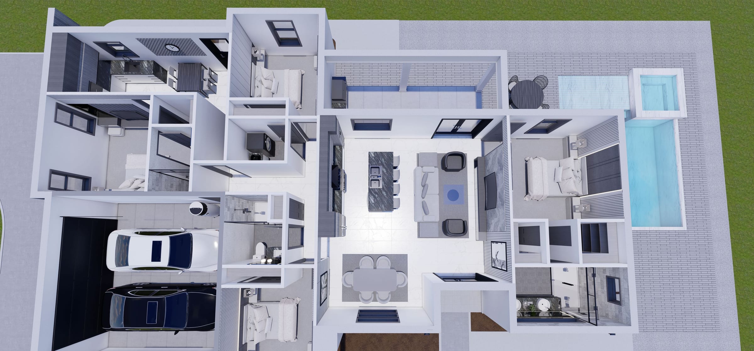 Cronus 3D floor plan, side view
