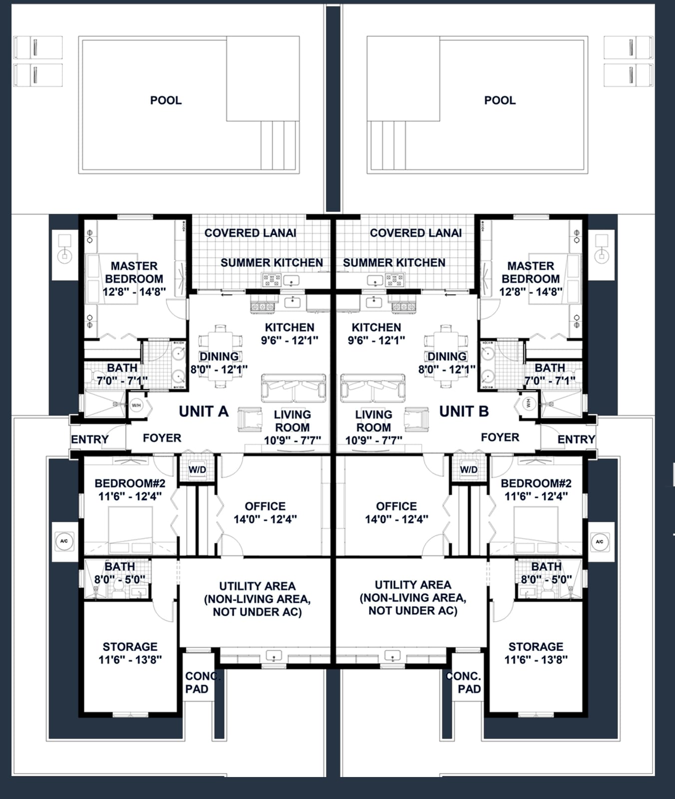 Dardanus M2 2D floor plan with dimensions