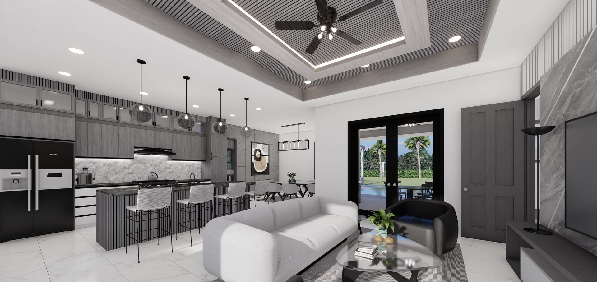 Dryades M1 living area, alternate view