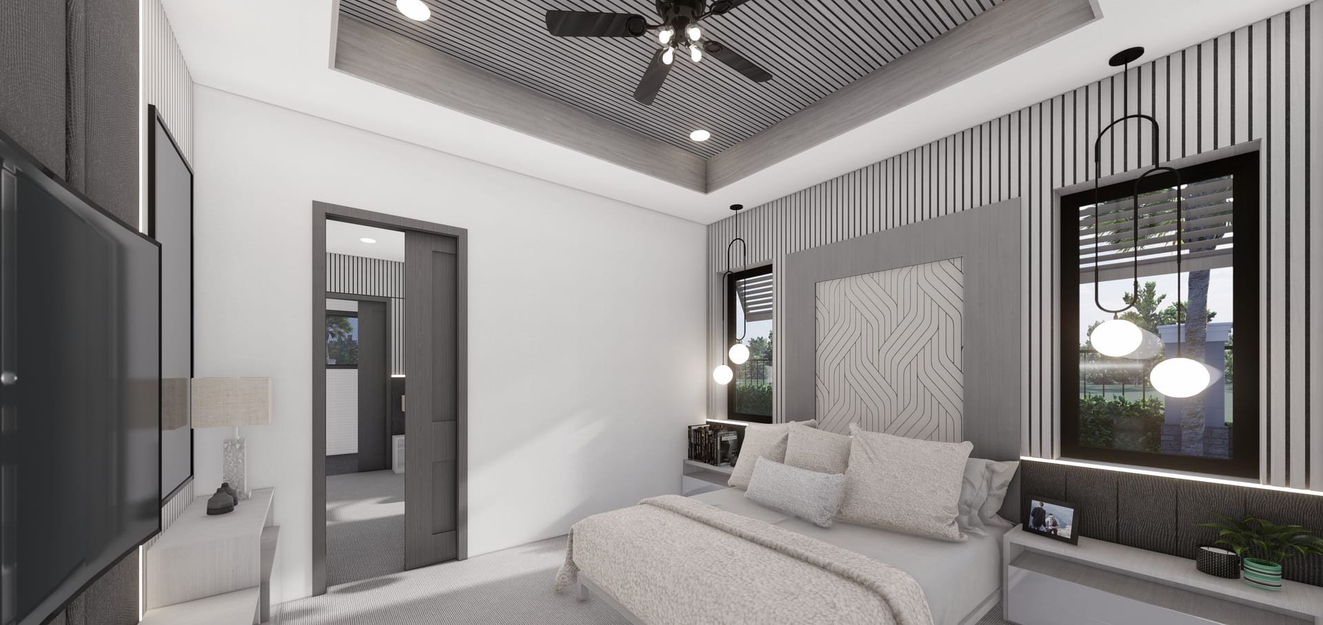 Dryades M1 master bedroom