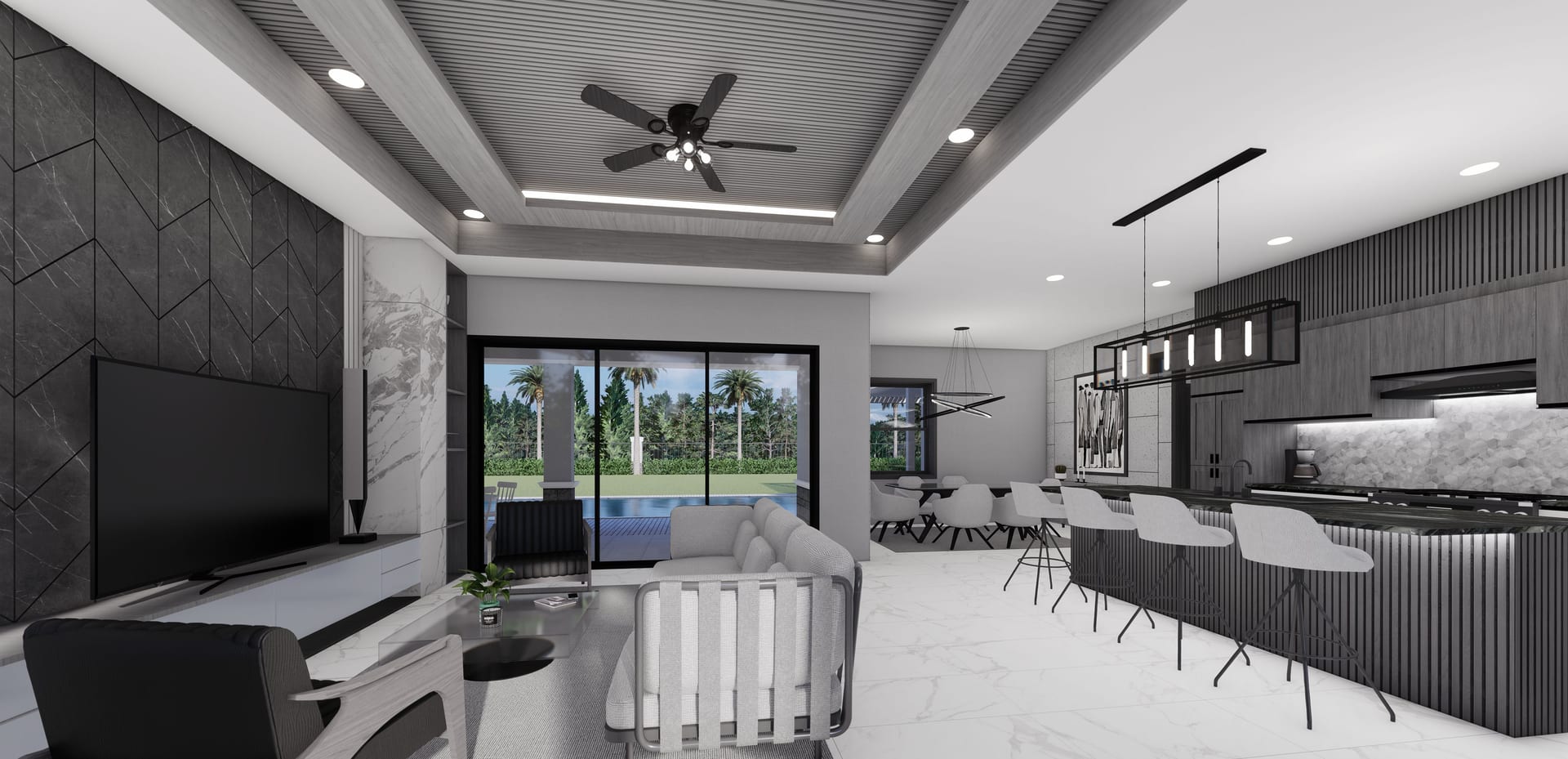 Dryades M2 living area, alternate view