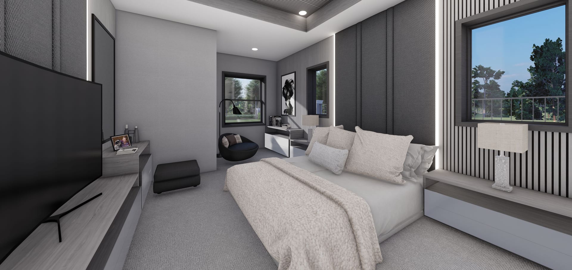 Dryades M2 master bedroom