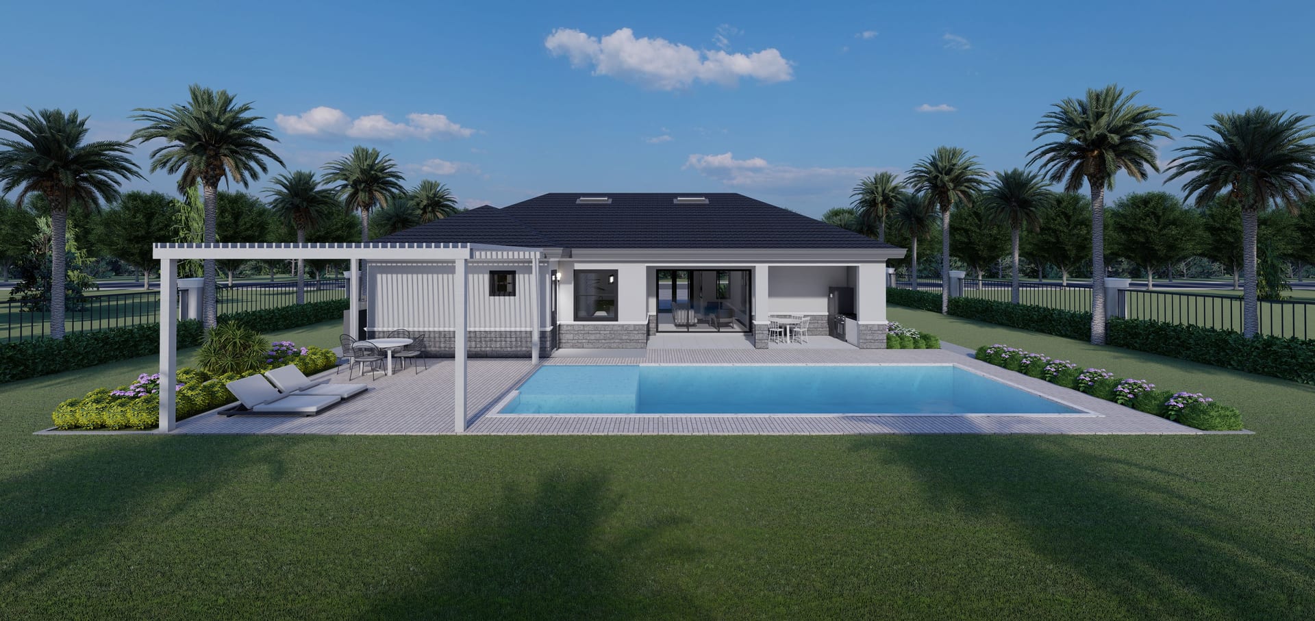 Dryades M2 rear facade