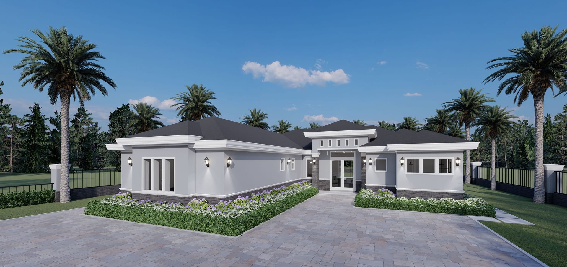 Dryades No Garage front-side facade