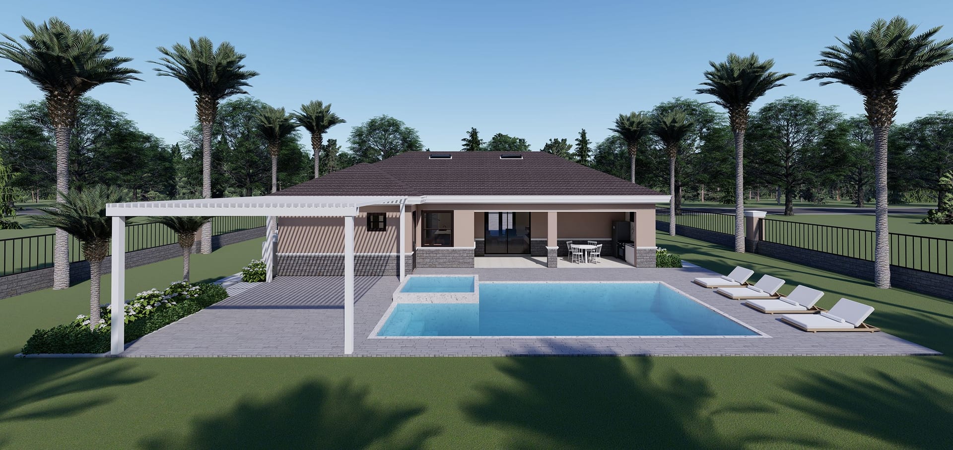Dryades OP2 rear facade