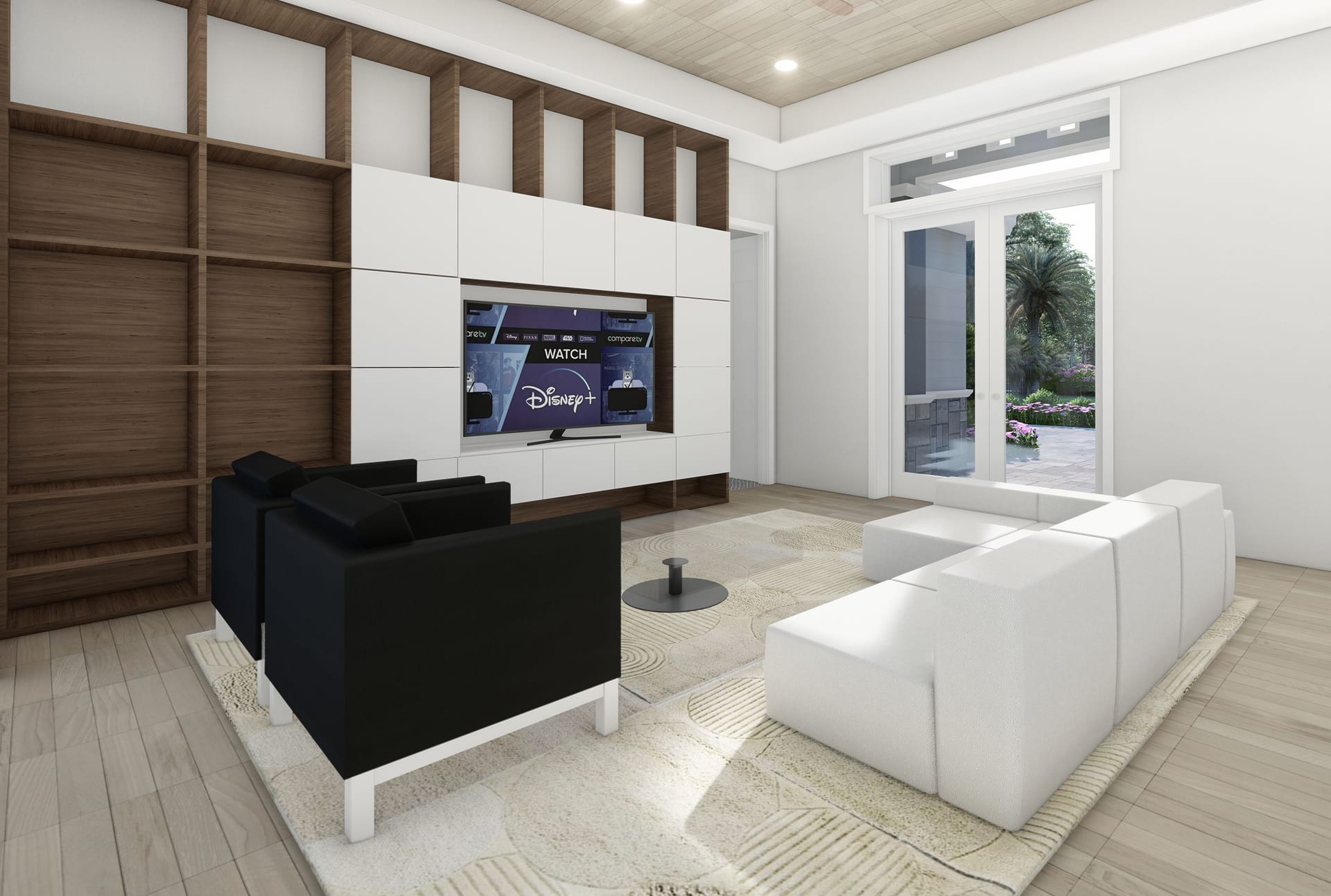 Dryades living area