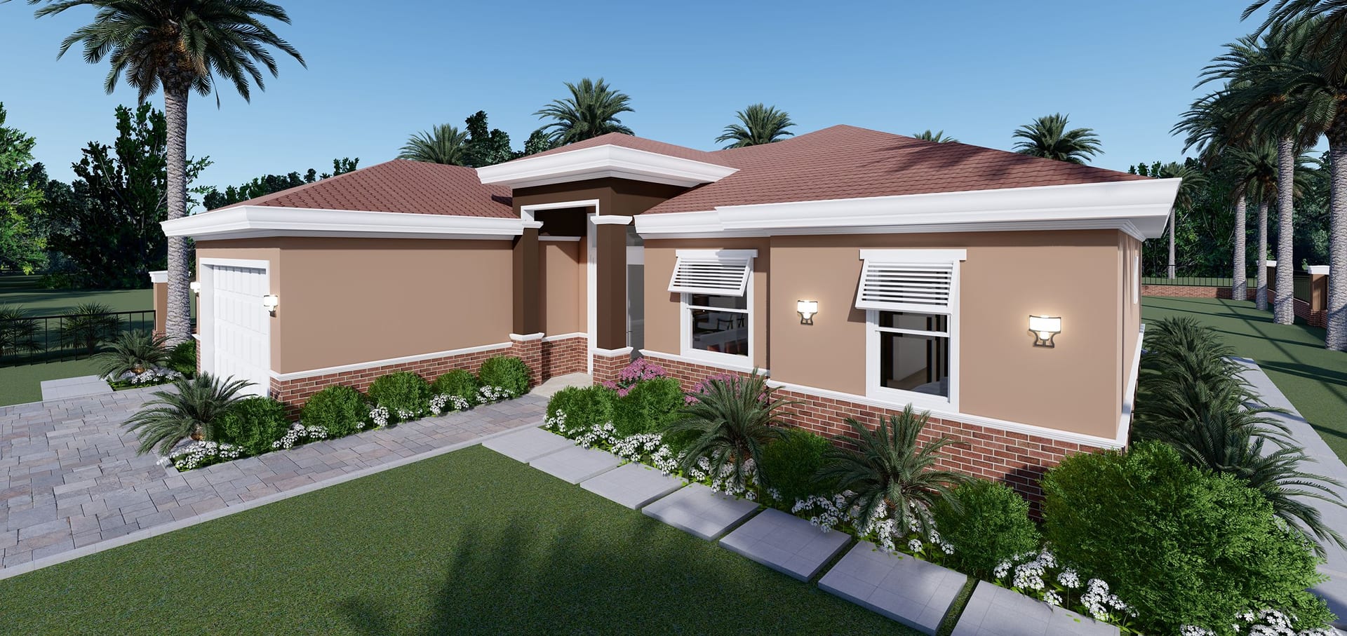Dysis side-front facade