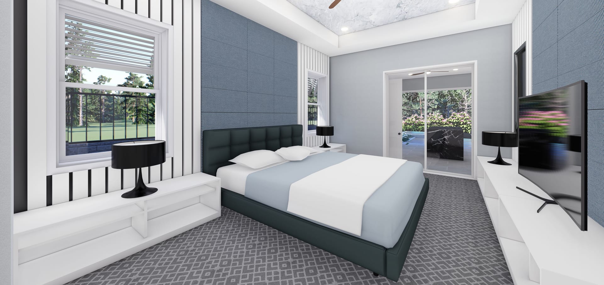 Eleusis master bedroom