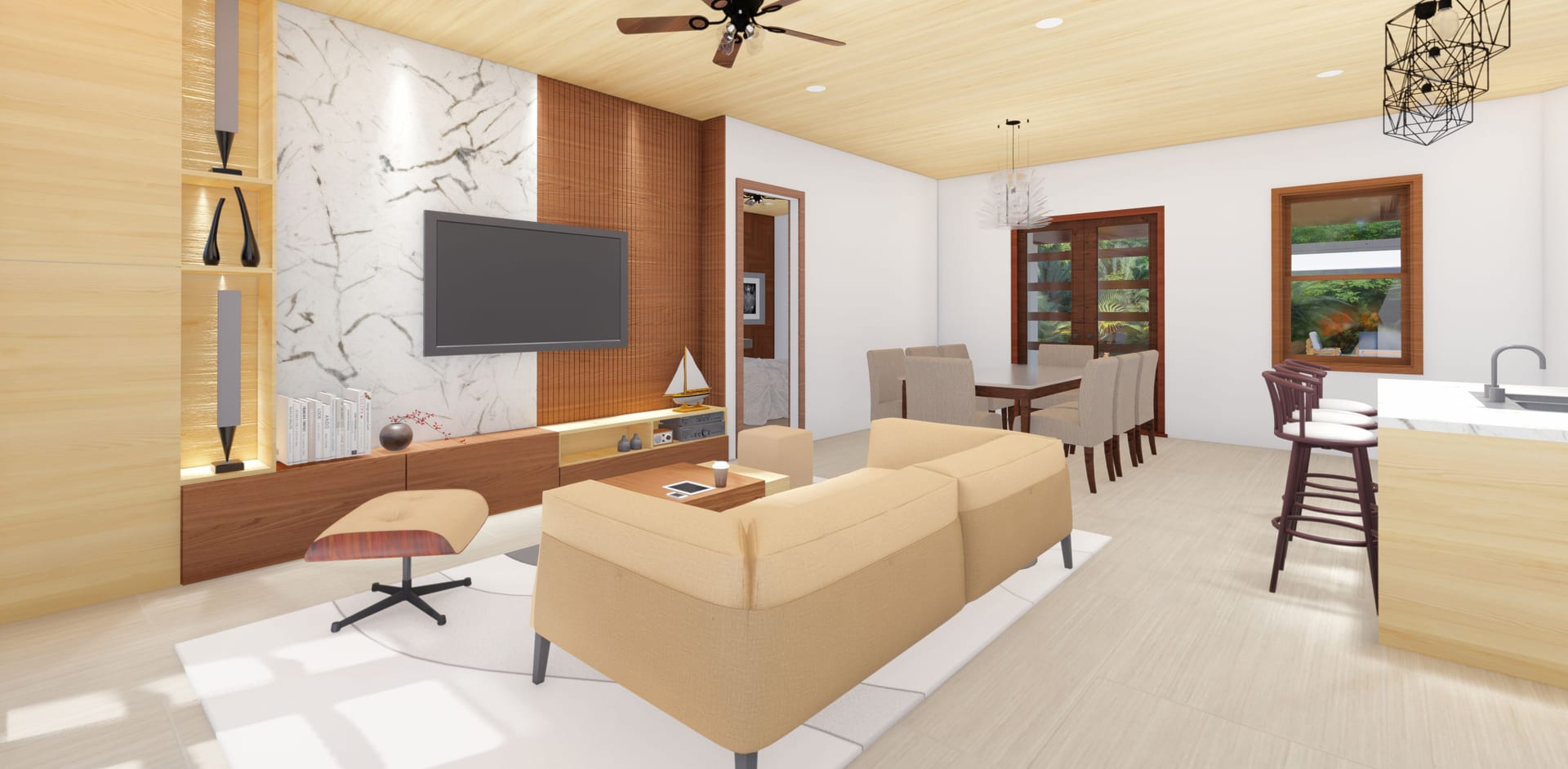 Eos M1 living area