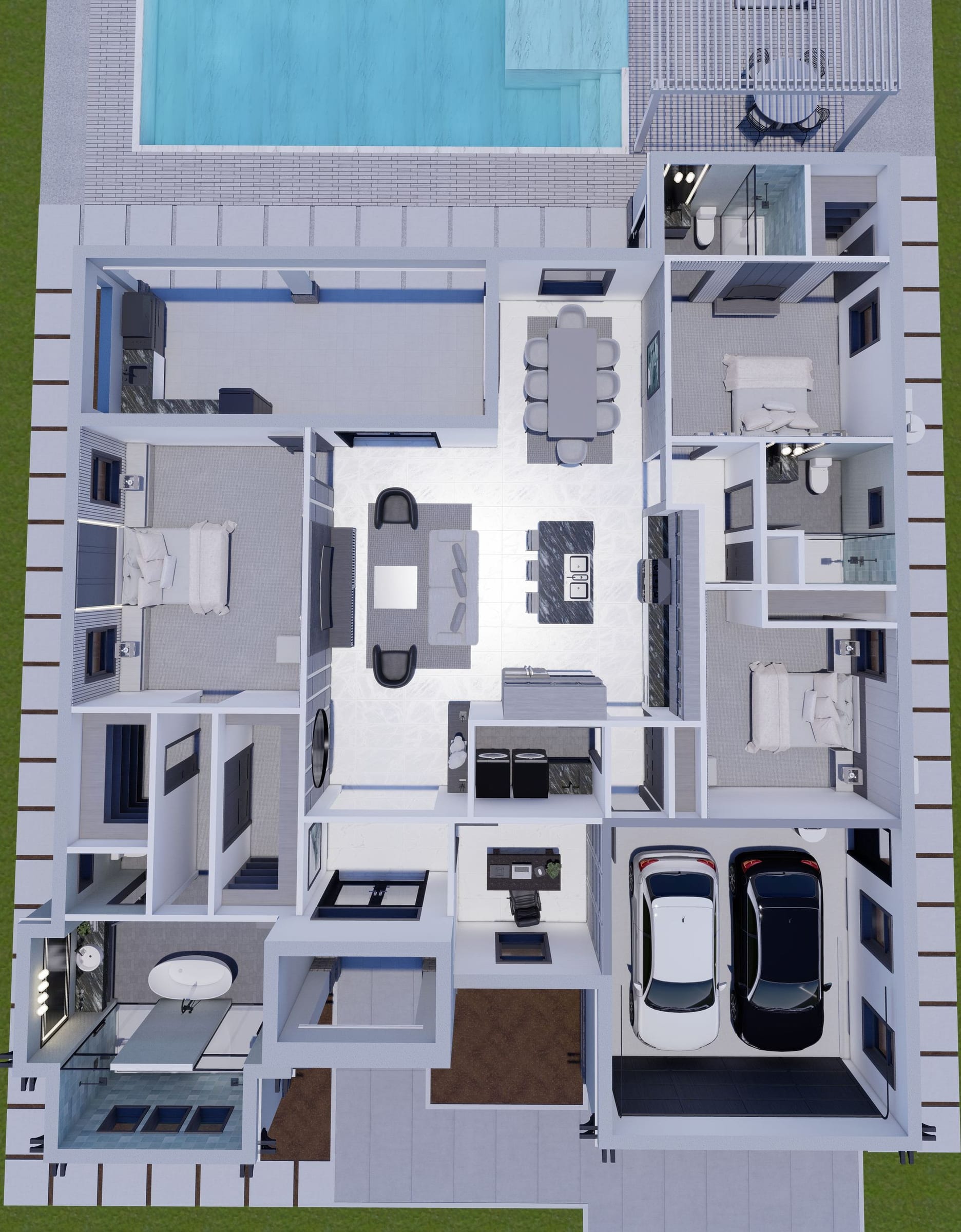 Erinyes 3D floor plan, top-down