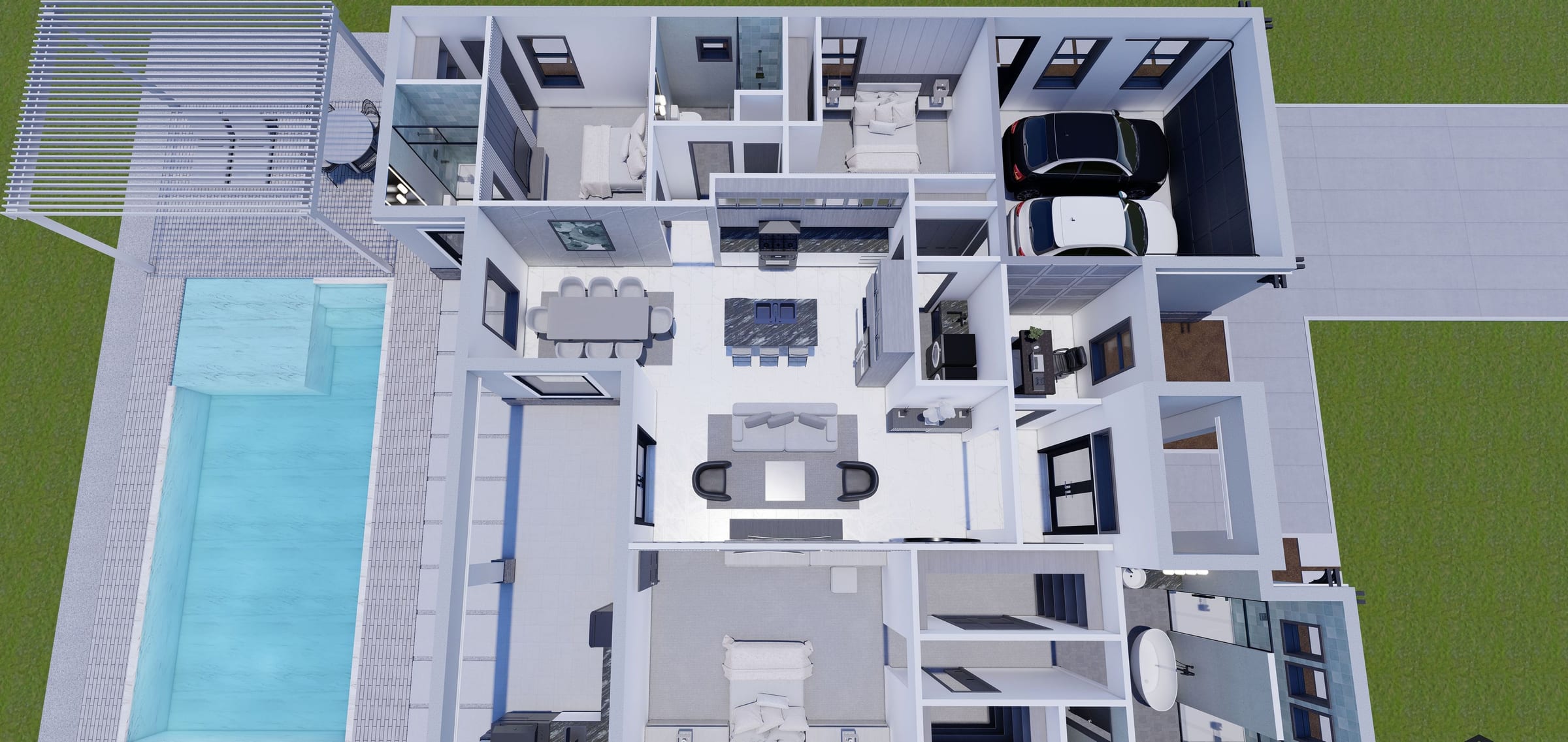 Erinyes 3D floor plan, side view
