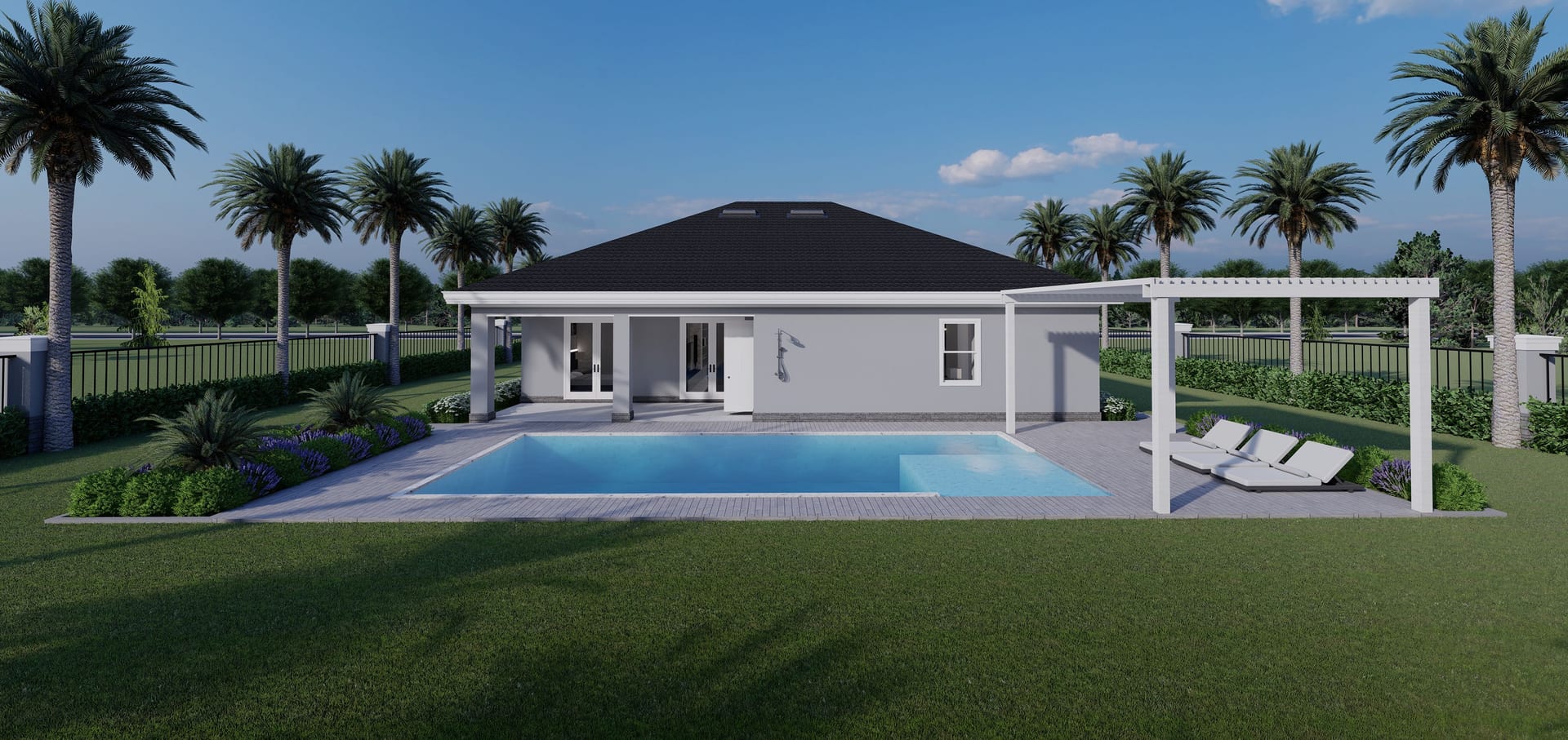 Eucleia rear facade
