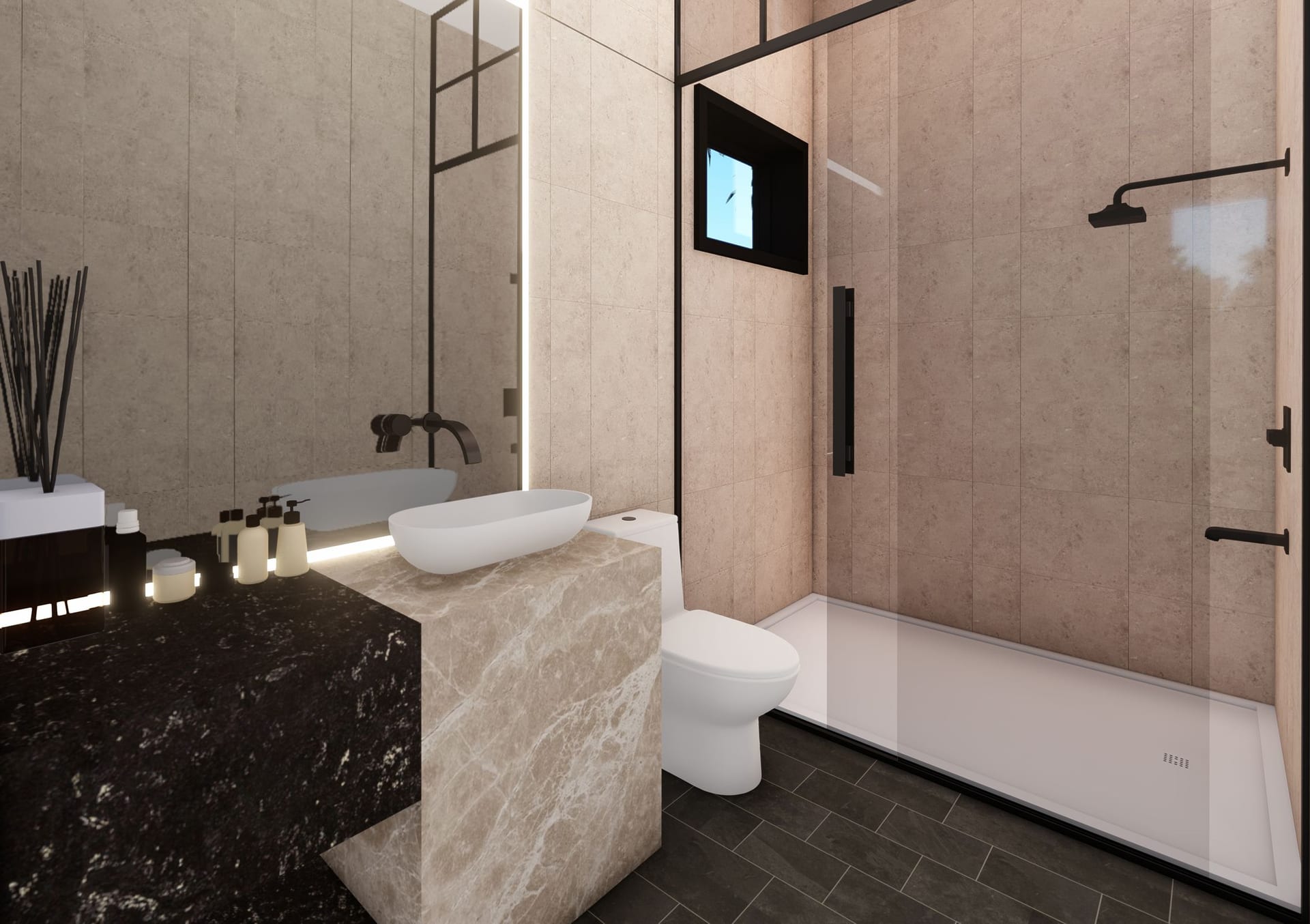 Euporie master bath