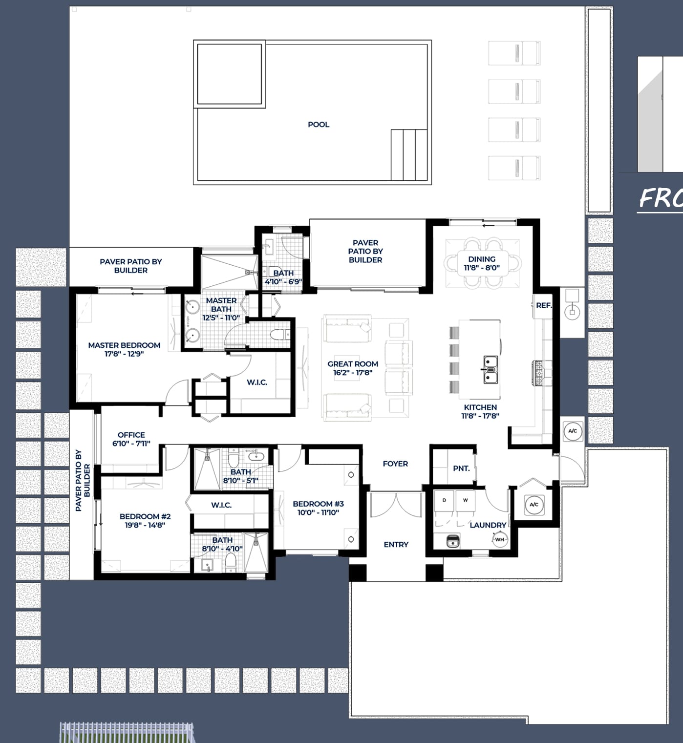 Eurotas 2D floor plan with dimensions