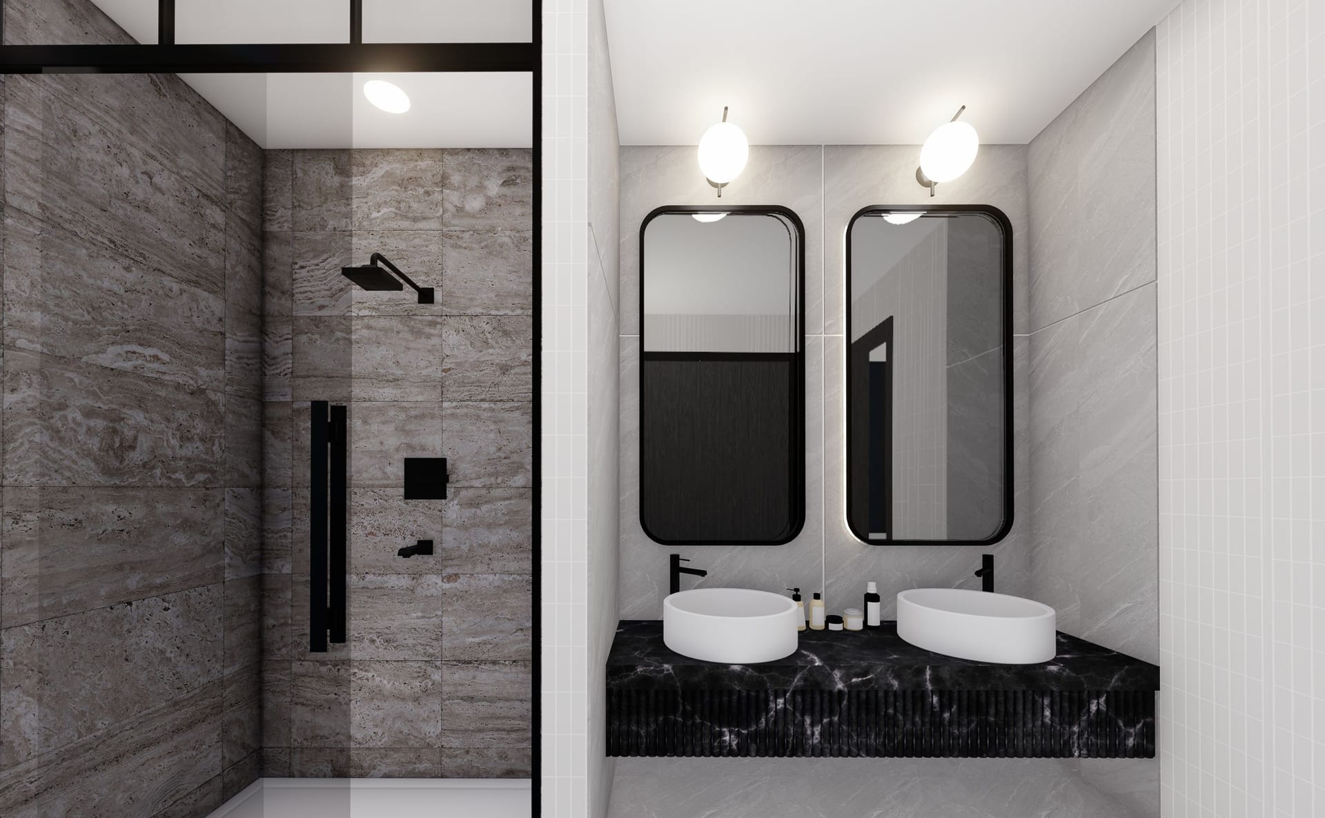 Gaia OP2 Garage Front master bath