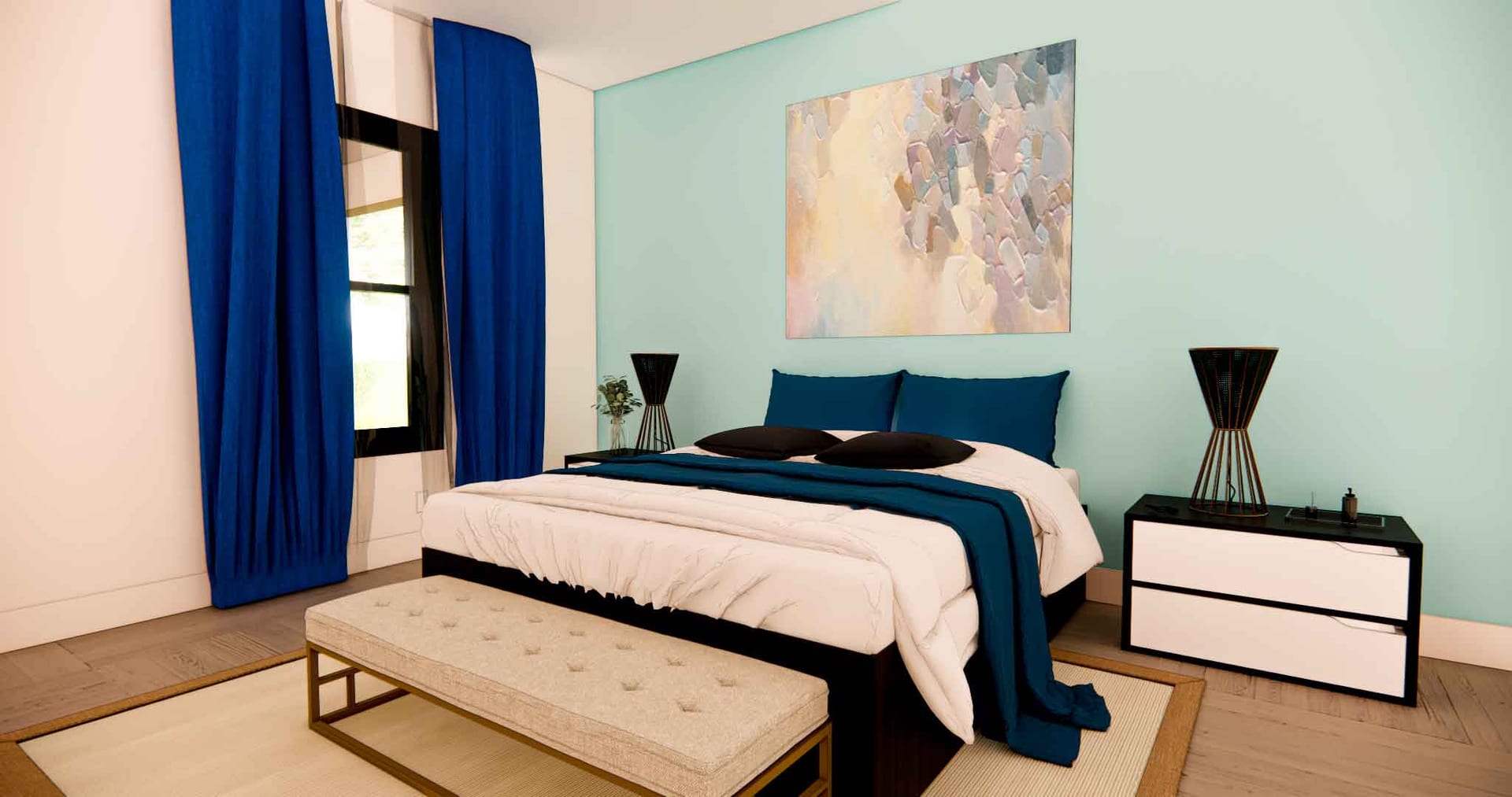 Gaia master bedroom