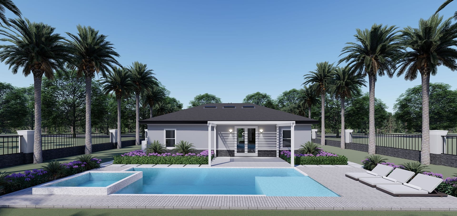 Galene OP2 (No Lanai) rear facade