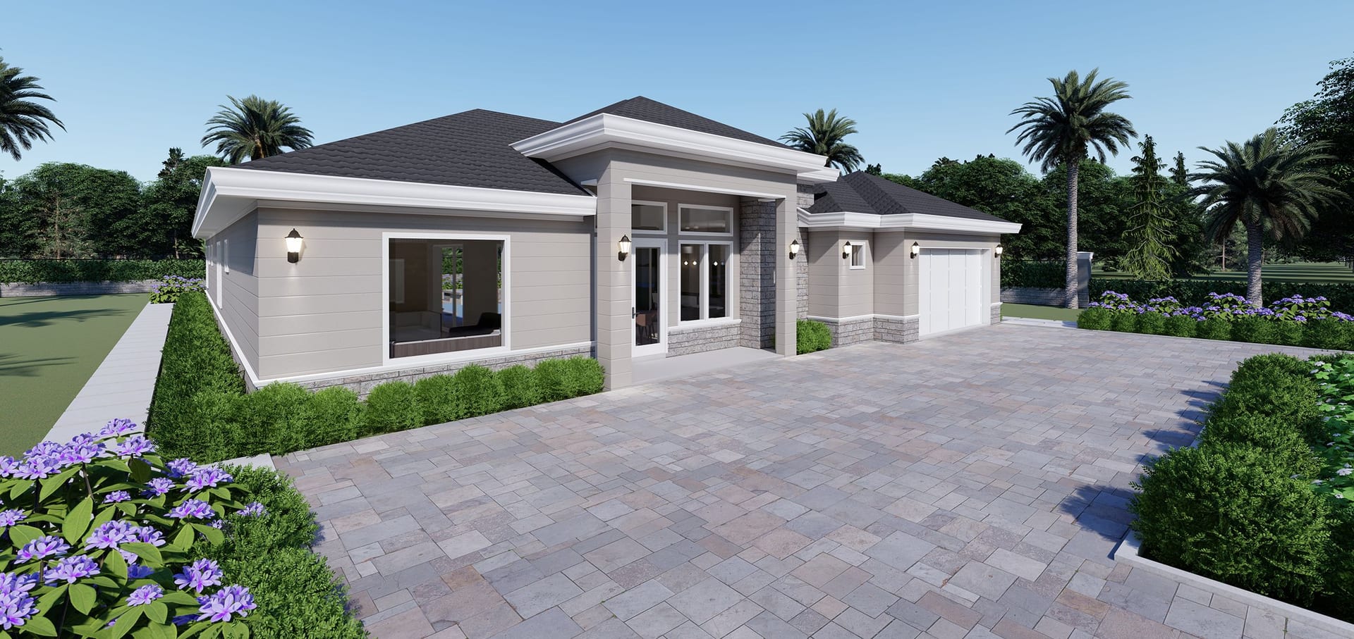 Ganymede front-side facade
