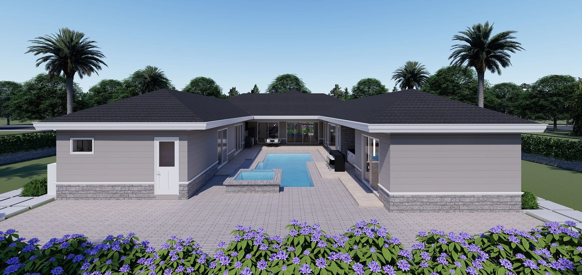 Ganymede rear facade