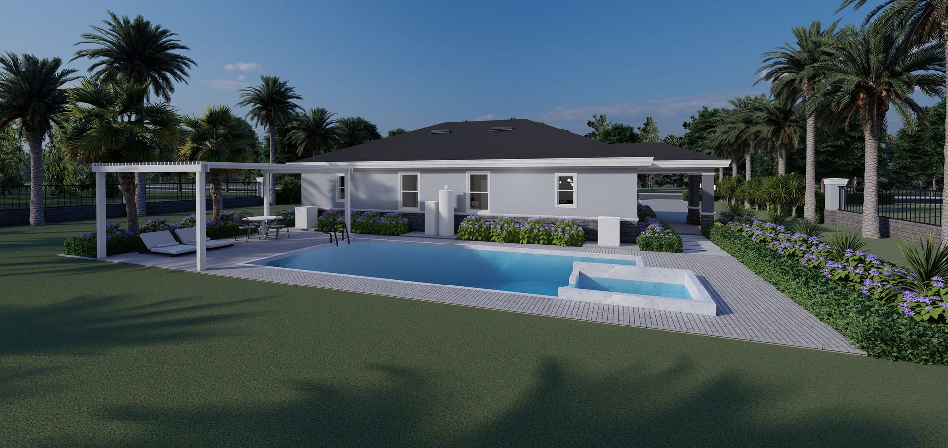 Guest House Double 864 rear facade