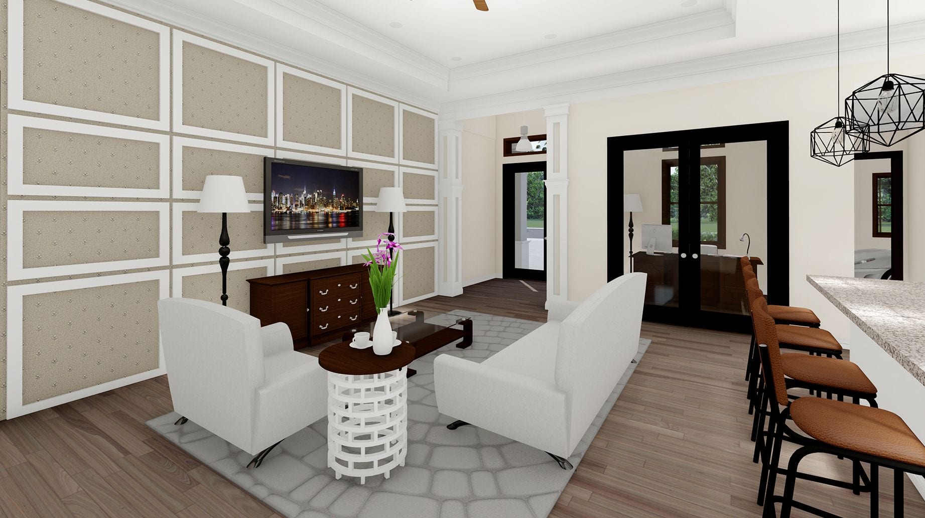 Hebe living area