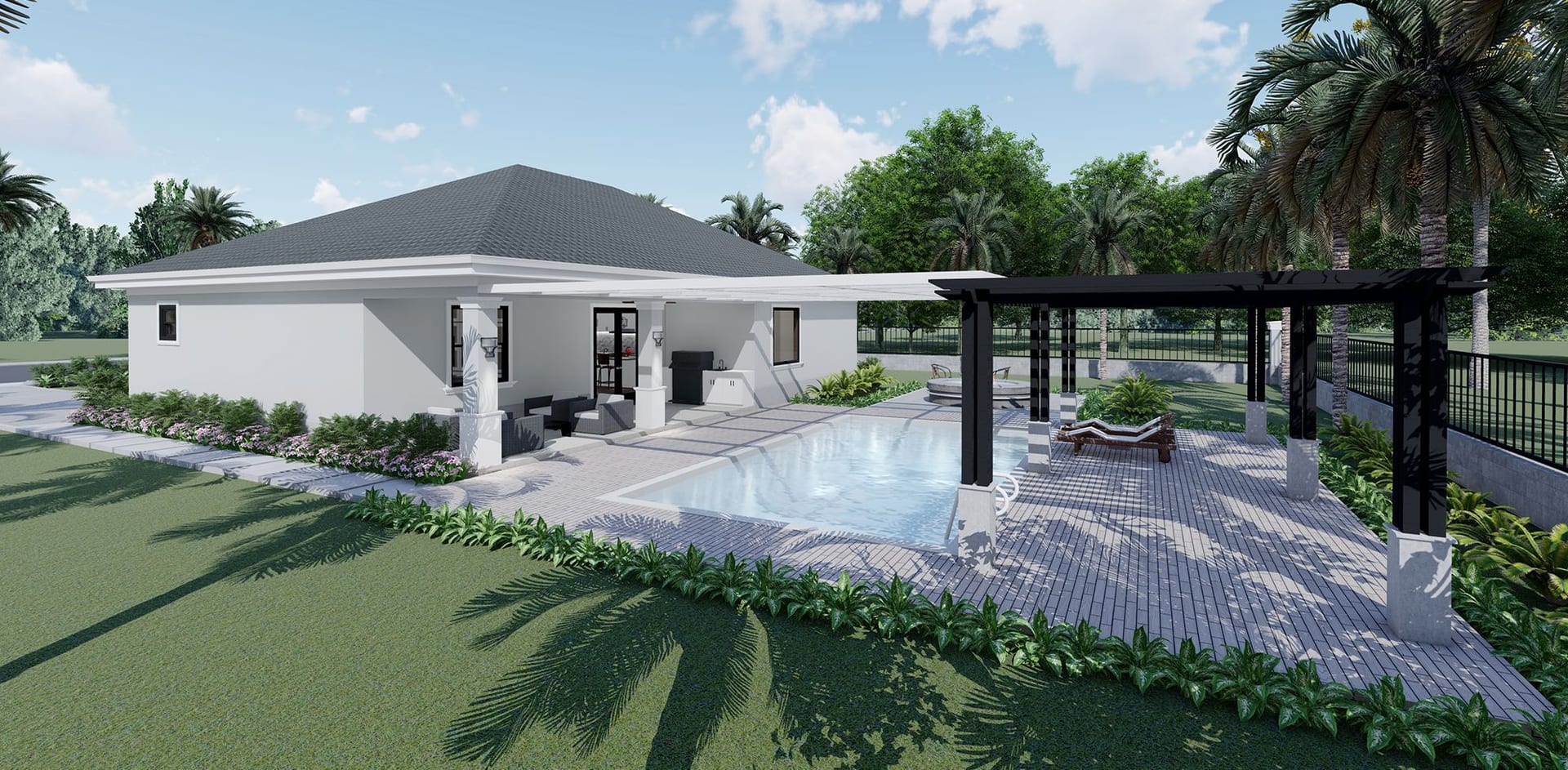 Hebe rear facade