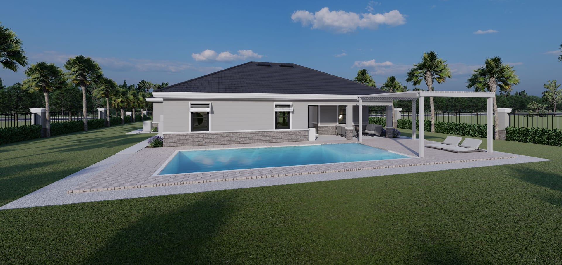 Heracles M2 Op 3 Car Garage rear facade