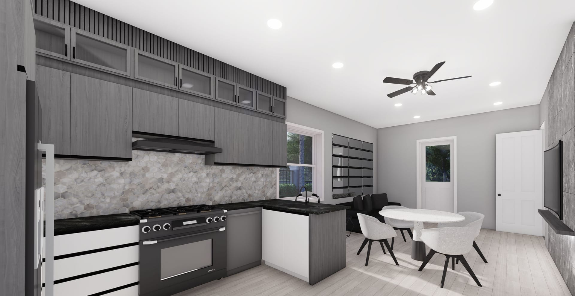 Horae living area, alternate view
