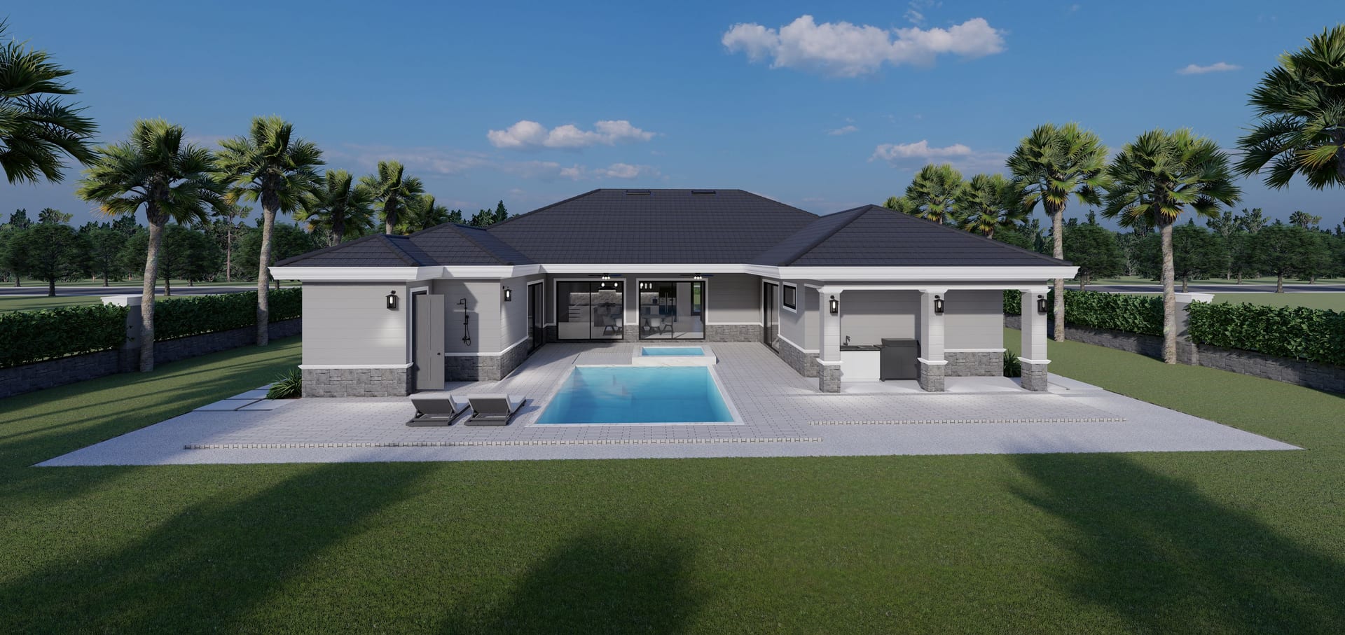 Hyperion rear facade