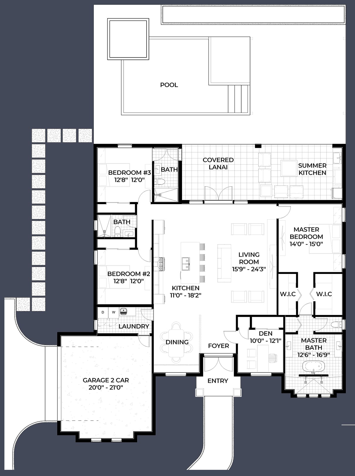 Idmon 2D floor plan with dimensions