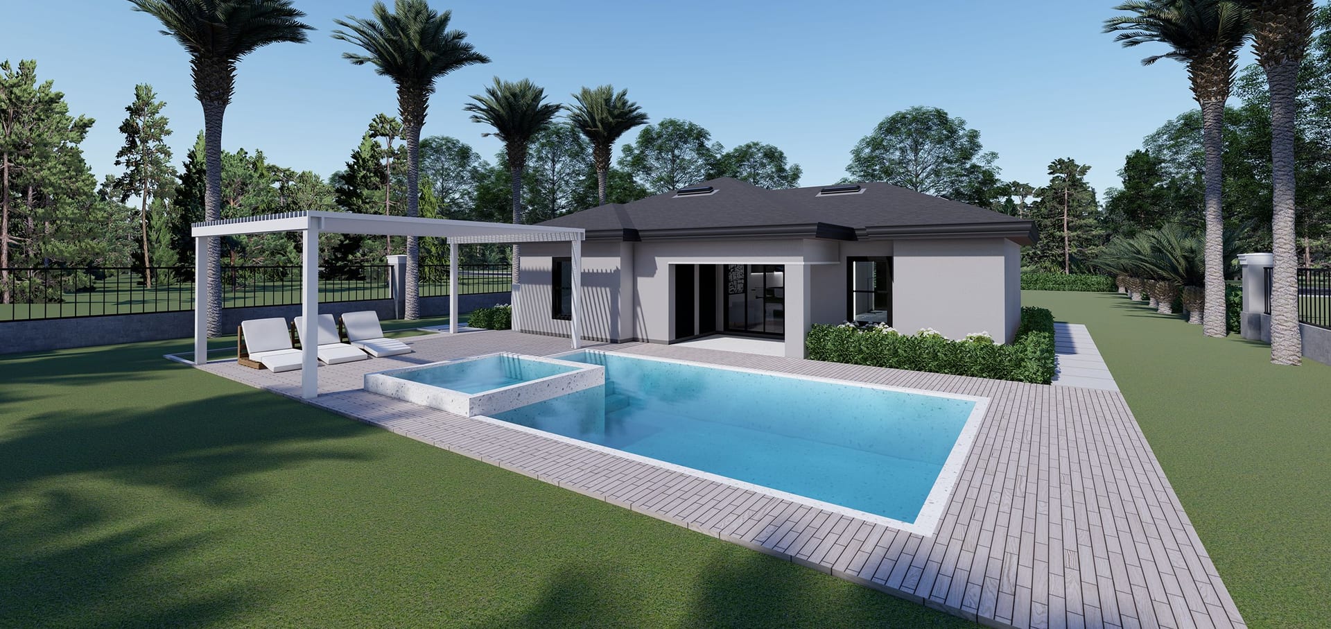 Ilus rear facade