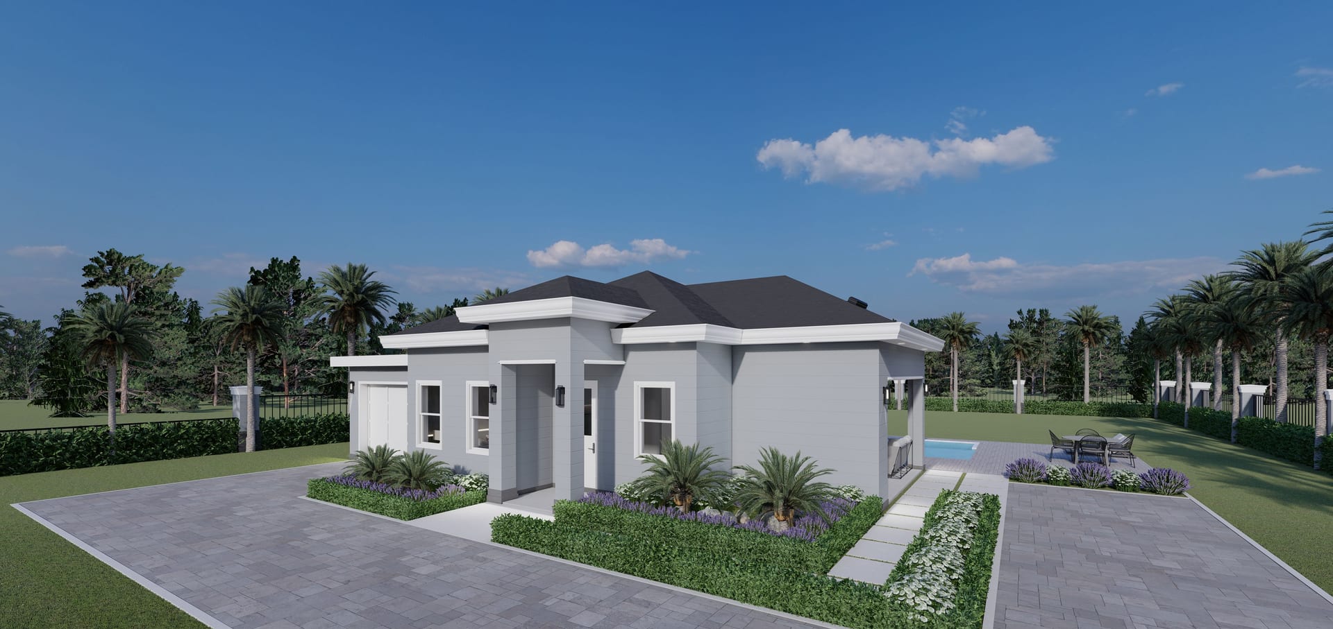 Iolau OP1 (Enclosed Garage) front-side facade