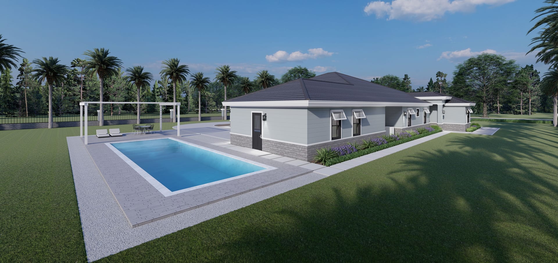 Ismene M1 rear facade