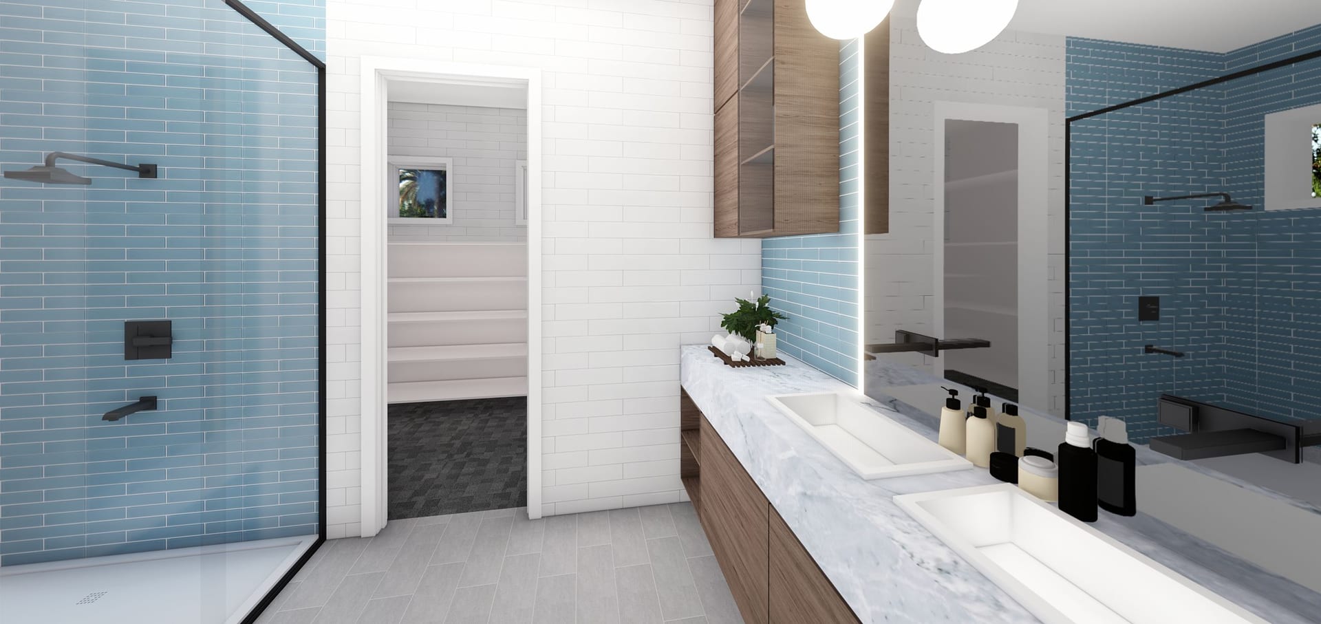 La Loma master bath