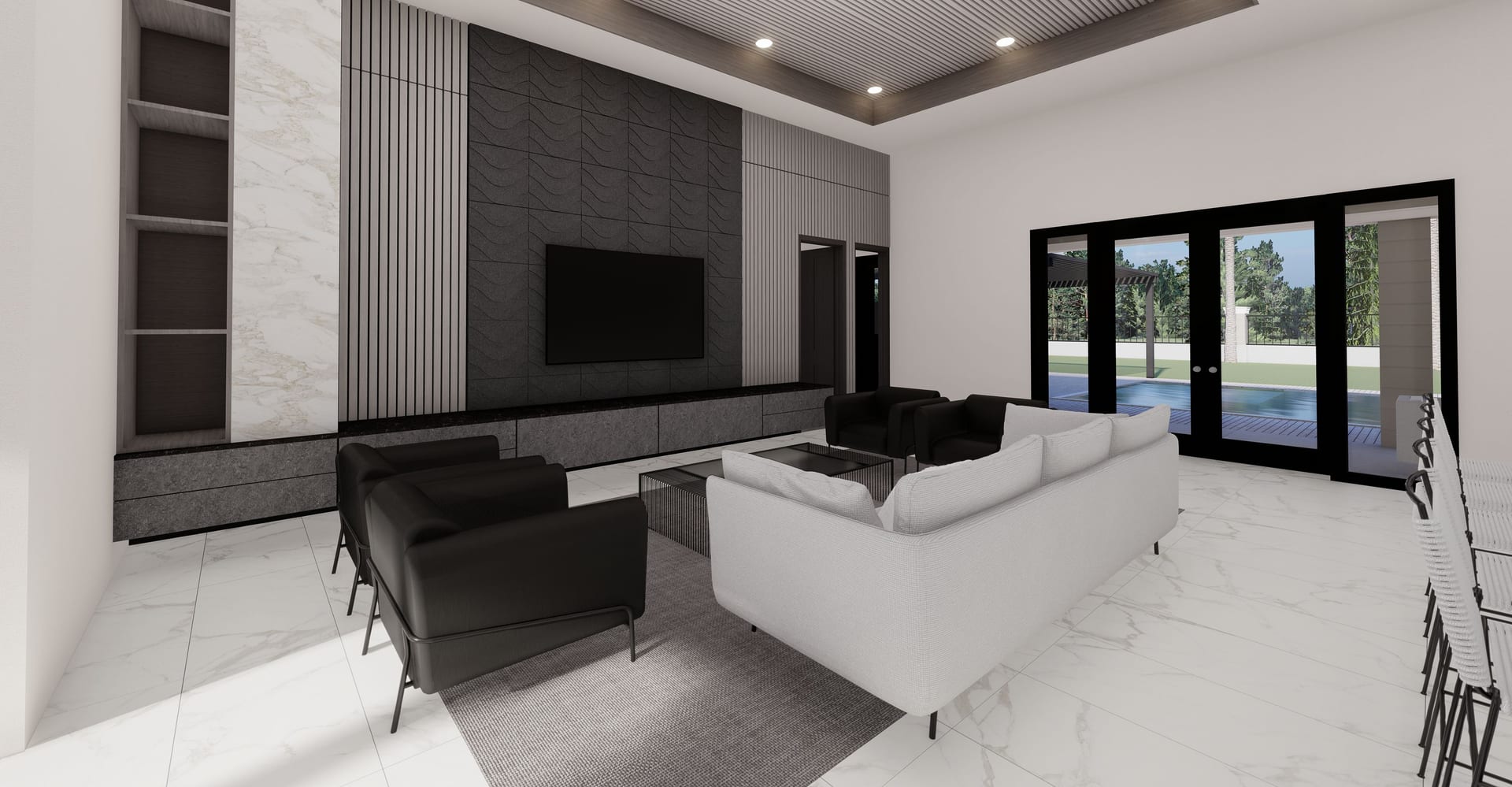 La Mora M1 living area