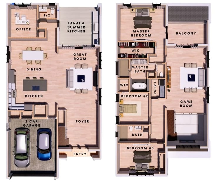 Lethe 2D floor plan with dimensions