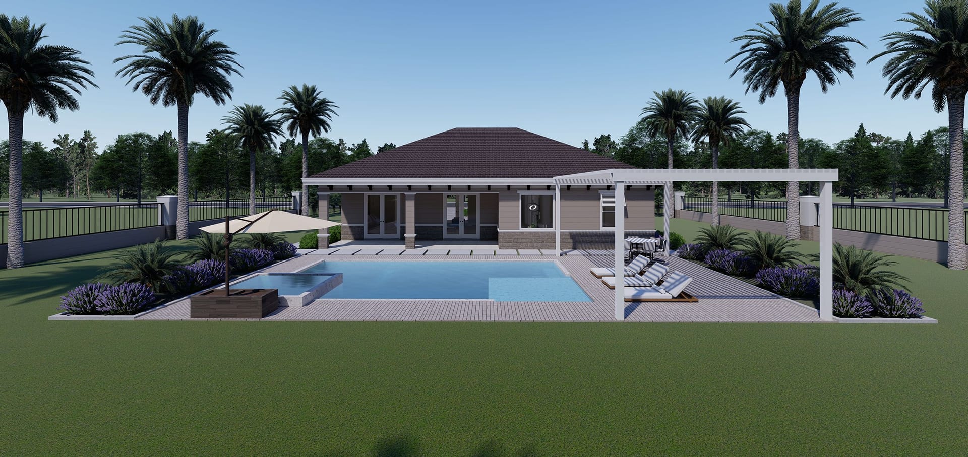 Maisi rear facade