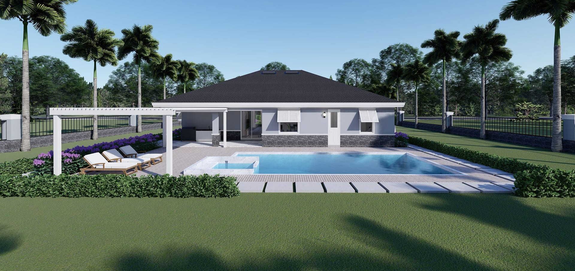 Mega Alpha rear facade