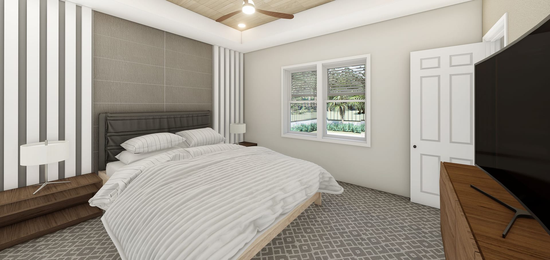 Mene master bedroom