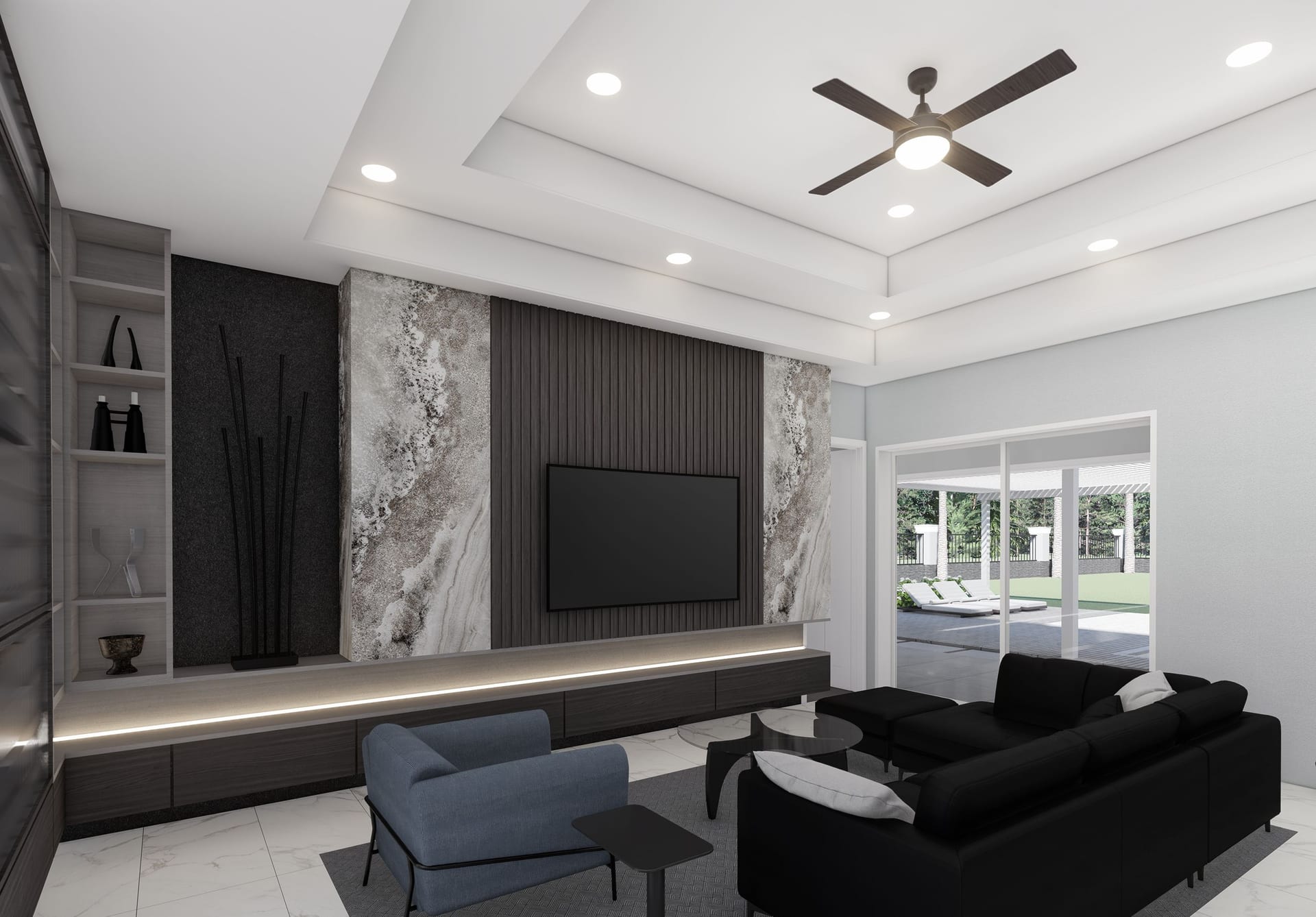 Merope living area
