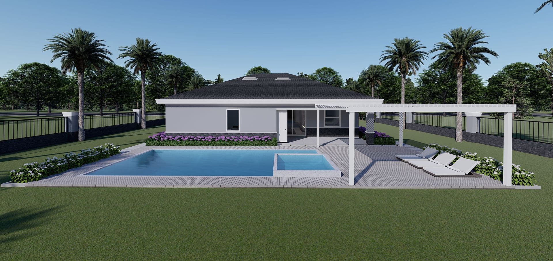 Merope rear facade