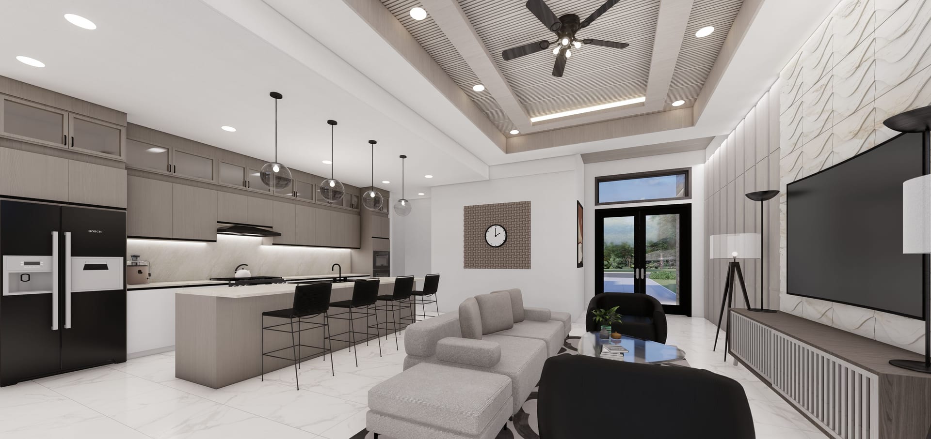 Minthe living area
