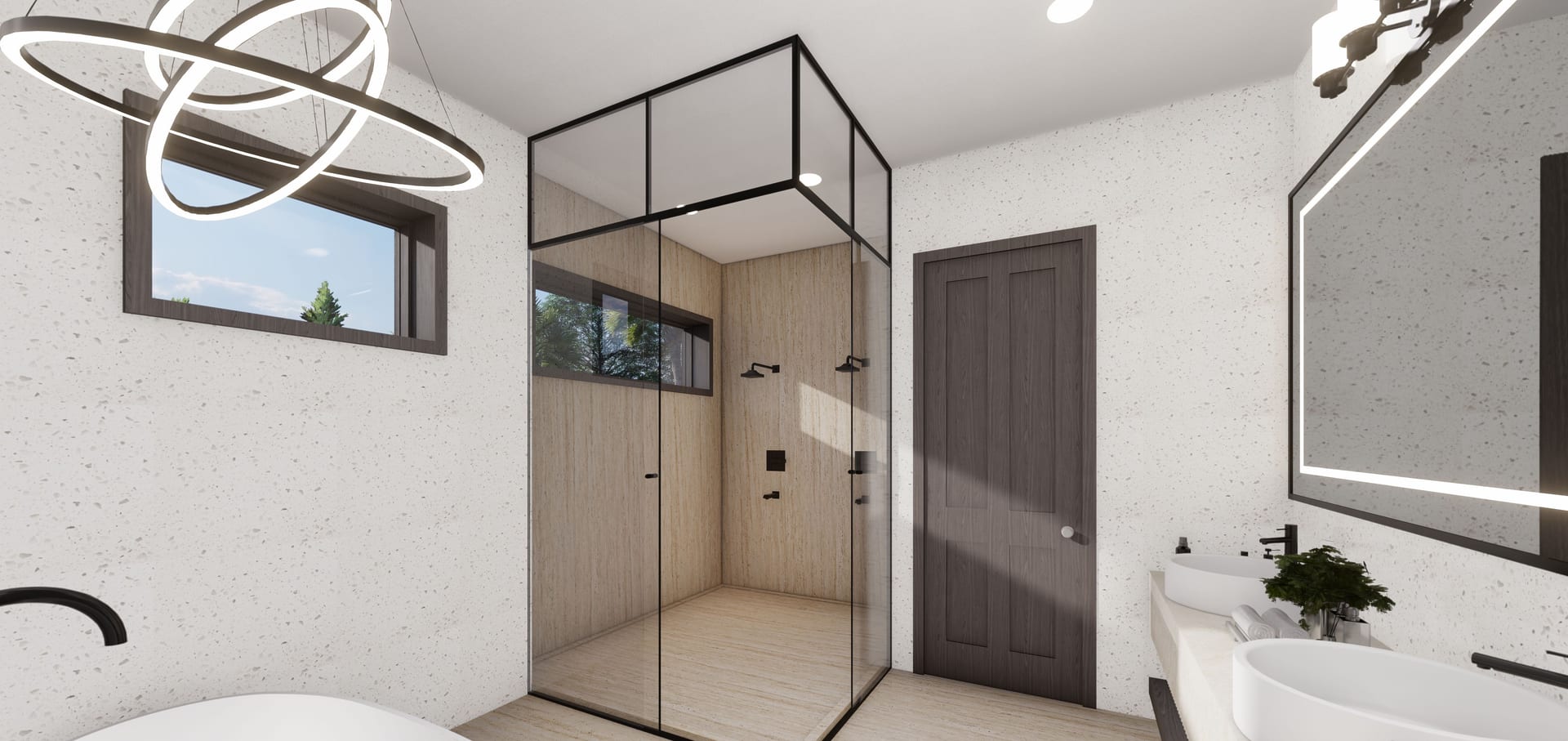 Minthe master bath