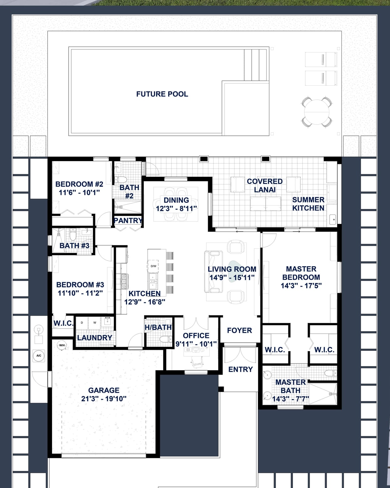 Moros 2D floor plan with dimensions