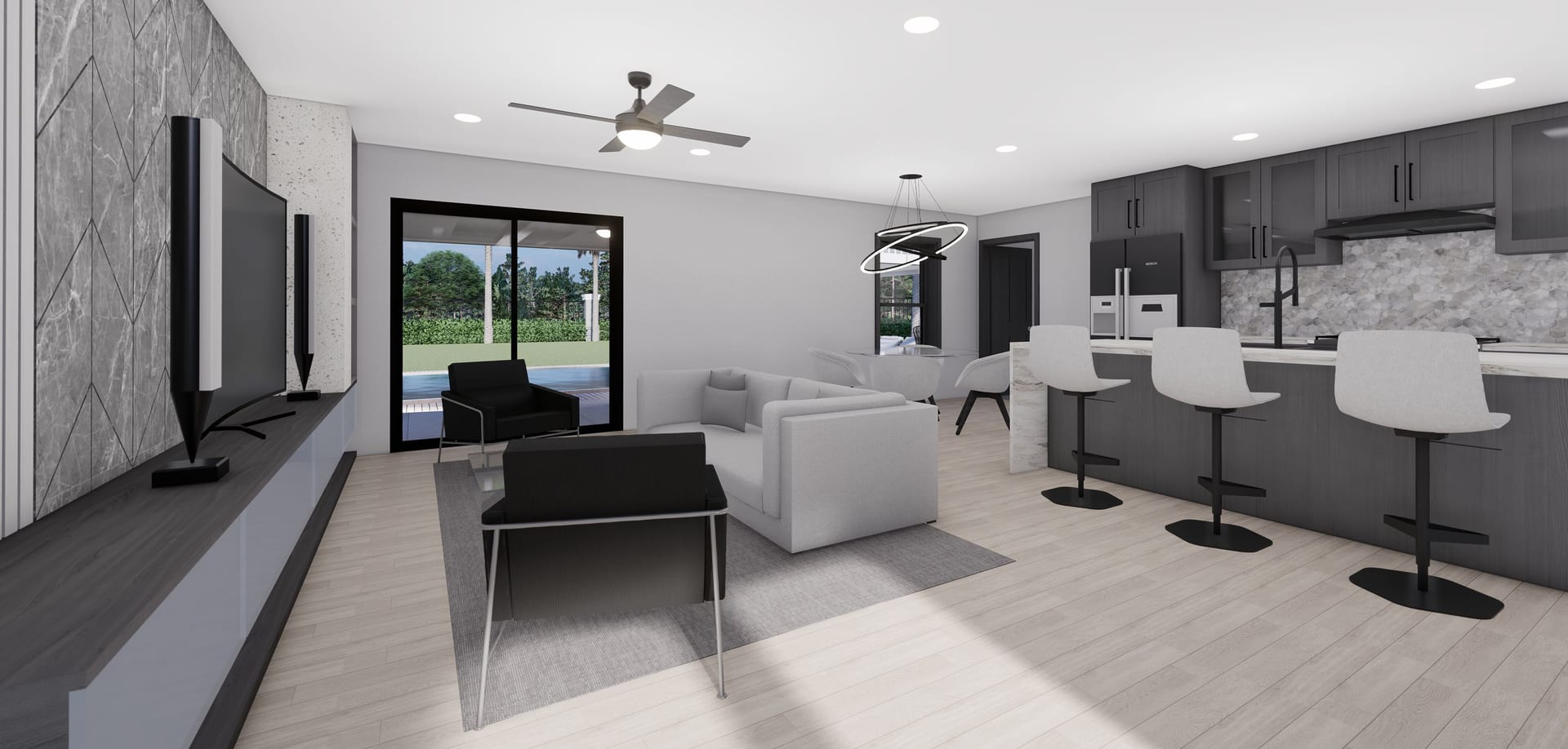 Neikea living area, alternate view