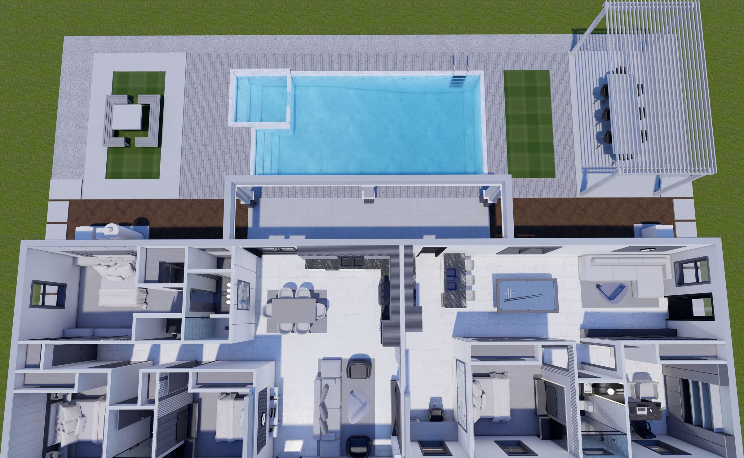 Nemesis 3D floor plan, top-down