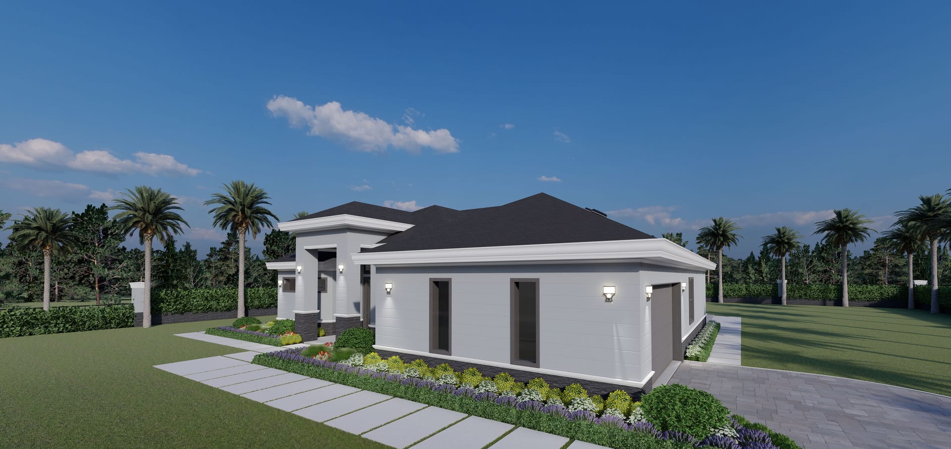 Nilus M1 (Summer Kitchen Extension) front-side facade