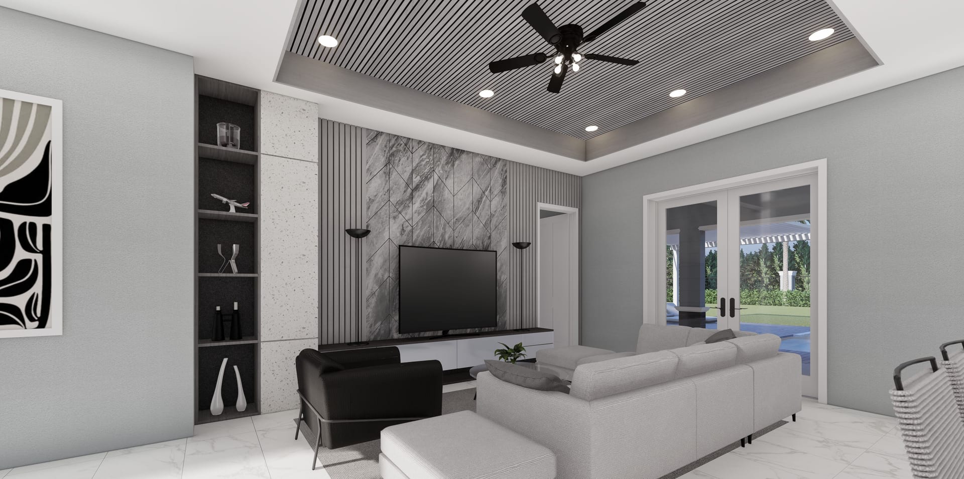 Nilus OP2 Side Garage living area